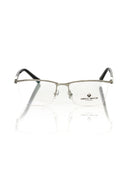 Frankie Morello Men's Black Metal Glasses