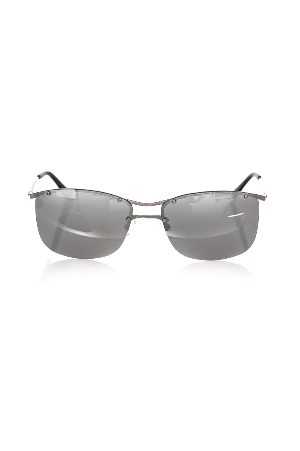 Frankie Morello Herren-Sonnenbrille mit silbernen Fasern