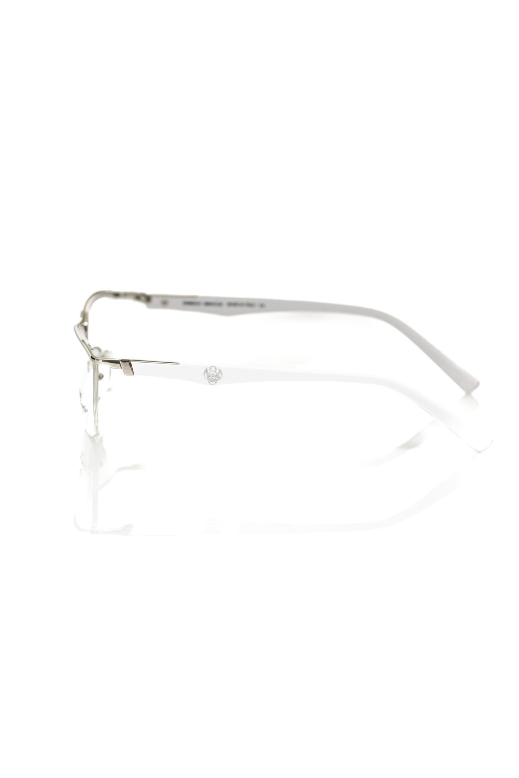 Frankie Morello Men's Silver Metallic Glasses