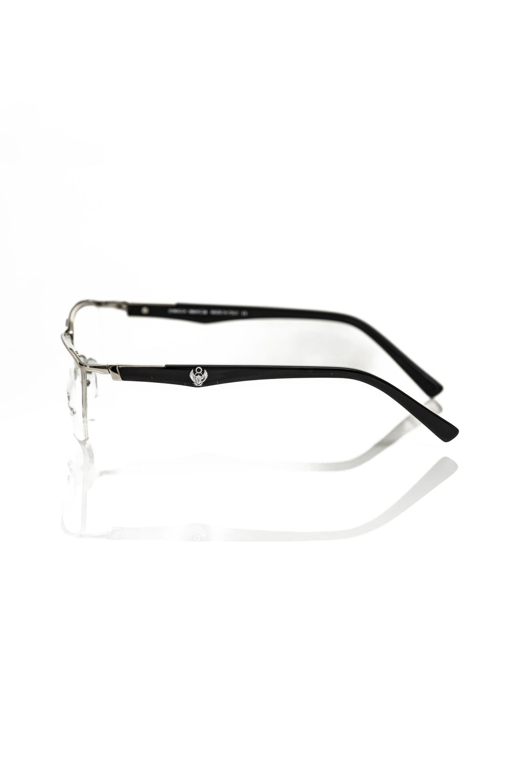 Frankie Morello Men's Black Metal Glasses