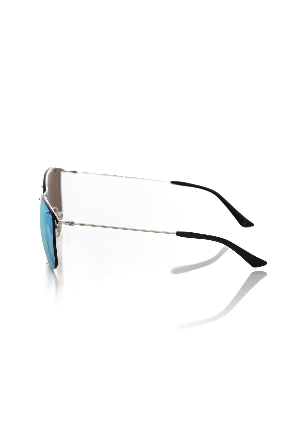 Frankie Morello Men's Sunglasses with Silver Metallic Frame
