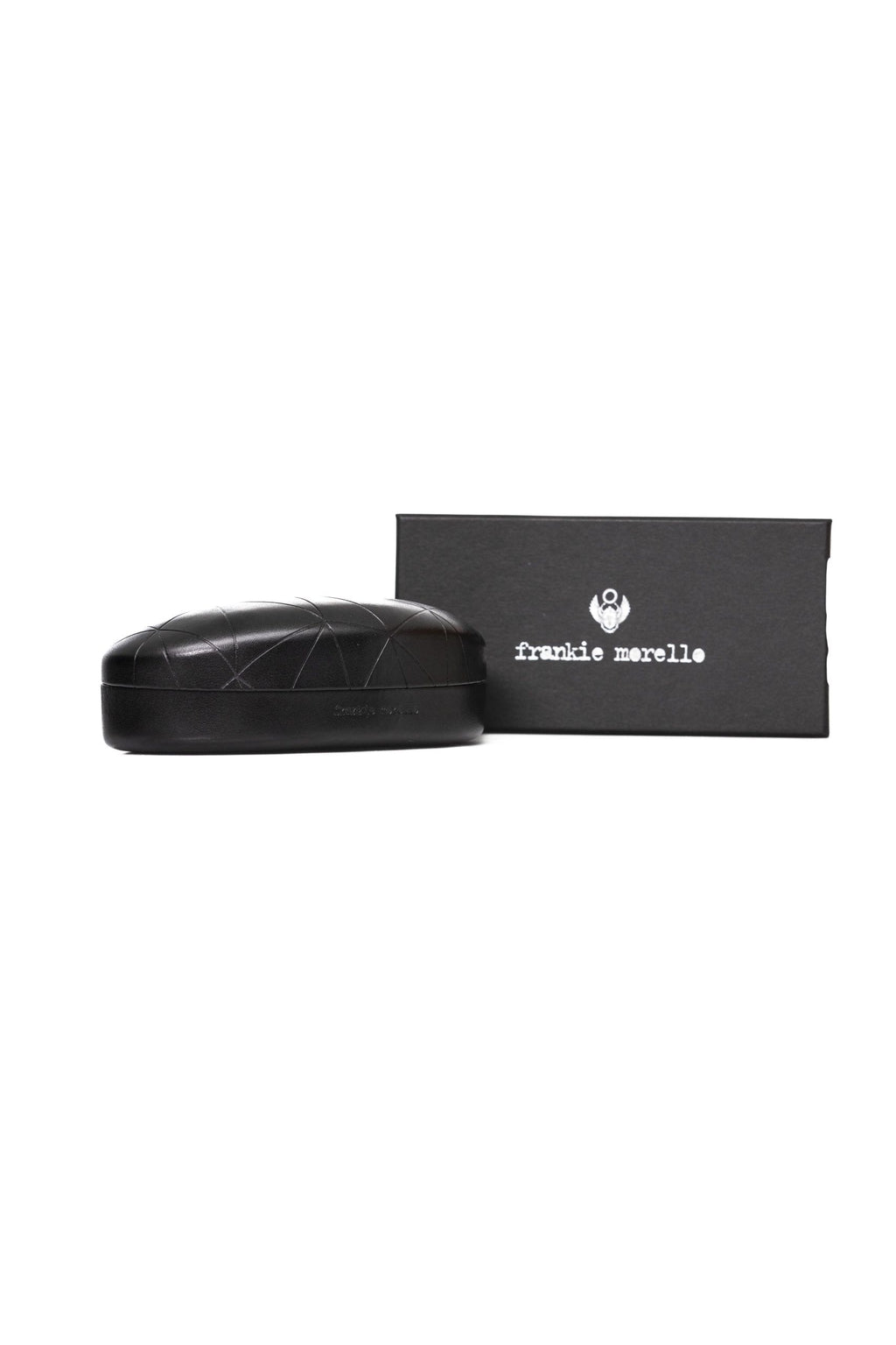 Frankie Morello Herren-Sonnenbrille mit silbernen Fasern