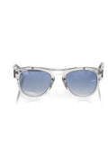 Frankie Morello Weiße Herren-Sonnenbrille aus Acetat