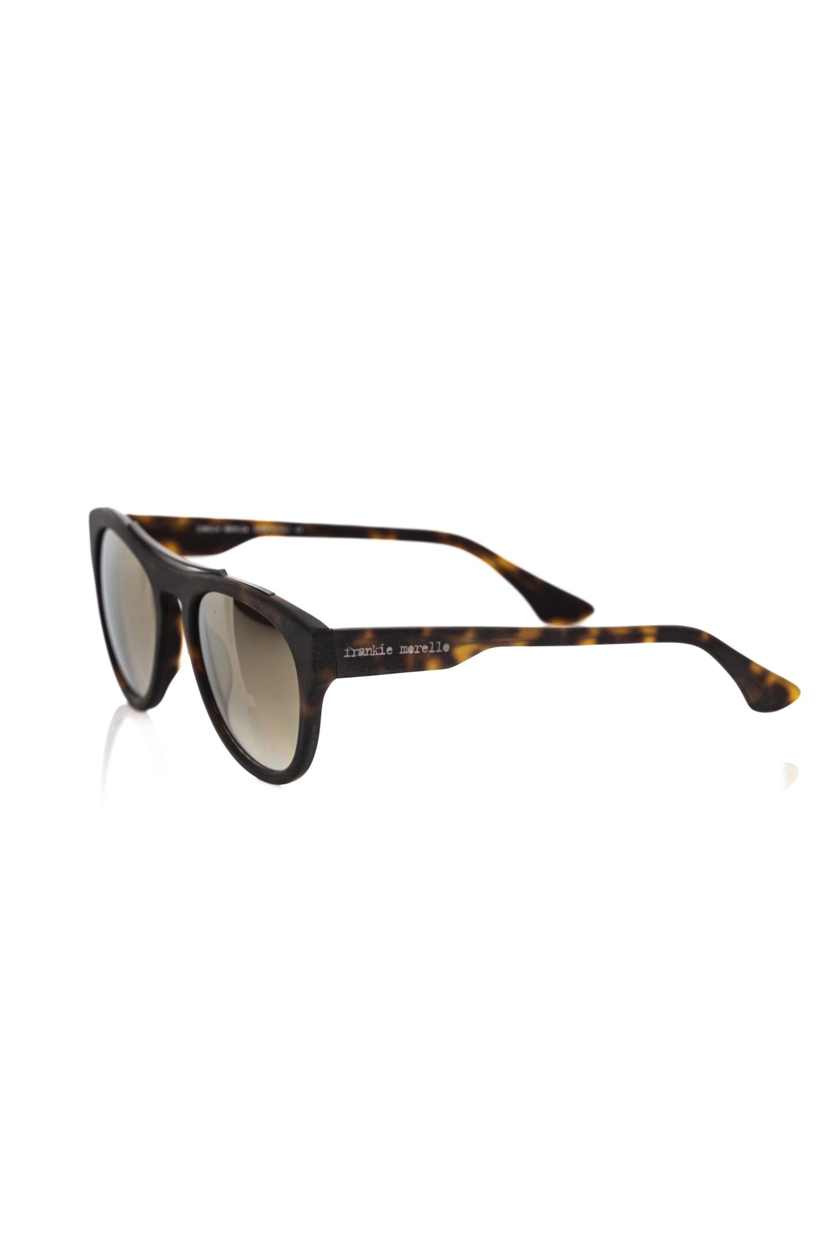 Frankie Morello Men's Brown Acetate Sunglasses