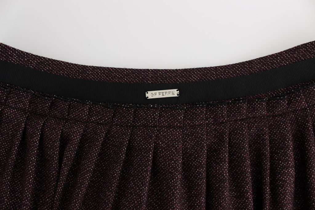 GF Ferre Lila Kurzer Flanellrock
