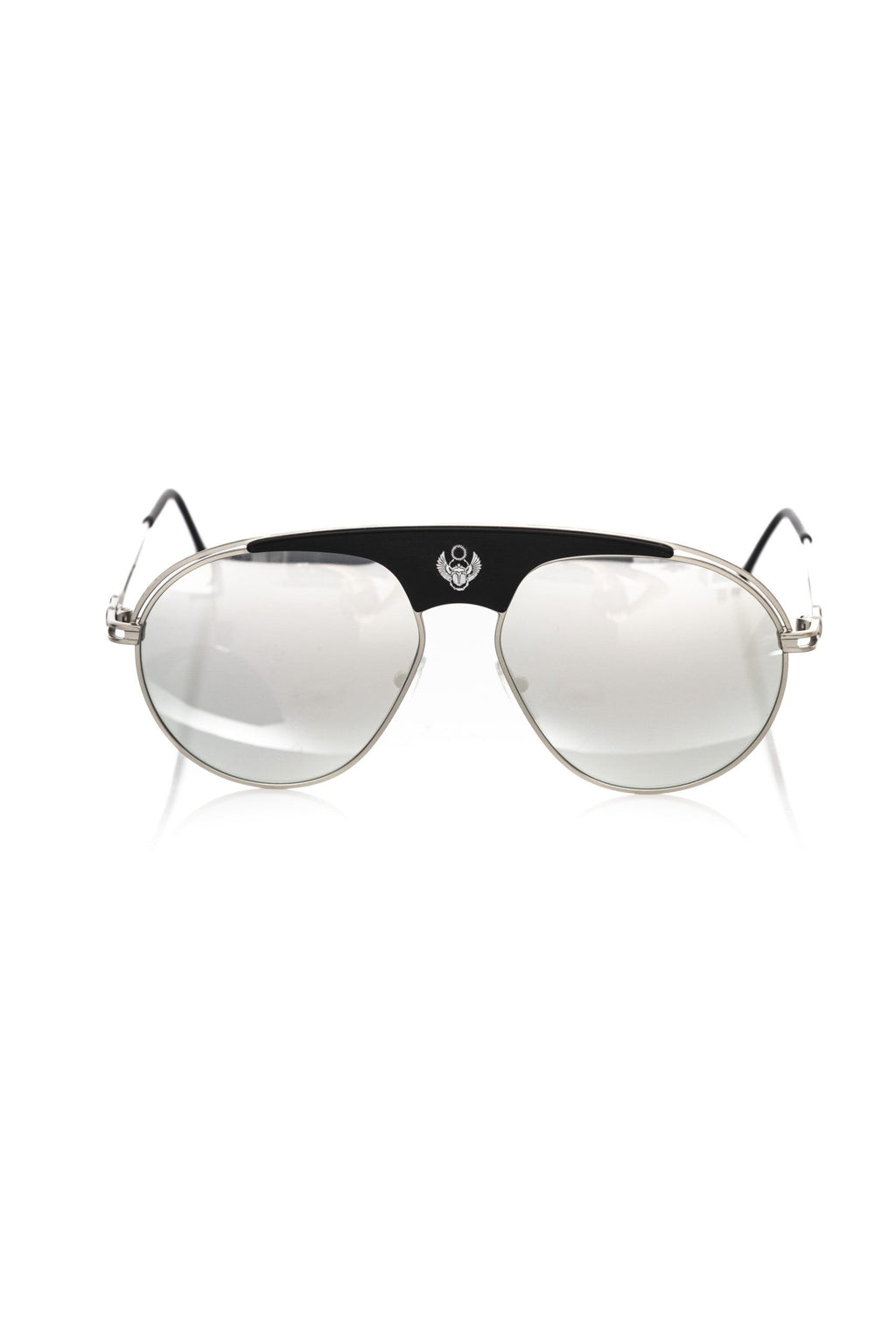 Frankie Morello Multicolor-Metallic-Faser-Sonnenbrille für Herren
