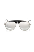 Frankie Morello Multicolor-Metallic-Faser-Sonnenbrille für Herren