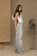 Don The Fuller Eleganz in Denim: Schicke graue Baumwolljeans