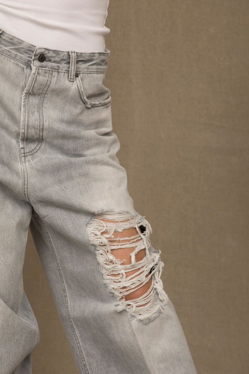 Don The Fuller Eleganz in Denim: Schicke graue Baumwolljeans