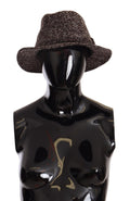 Dolce & Gabbana Grey Mélange Blended Tweed Hat
