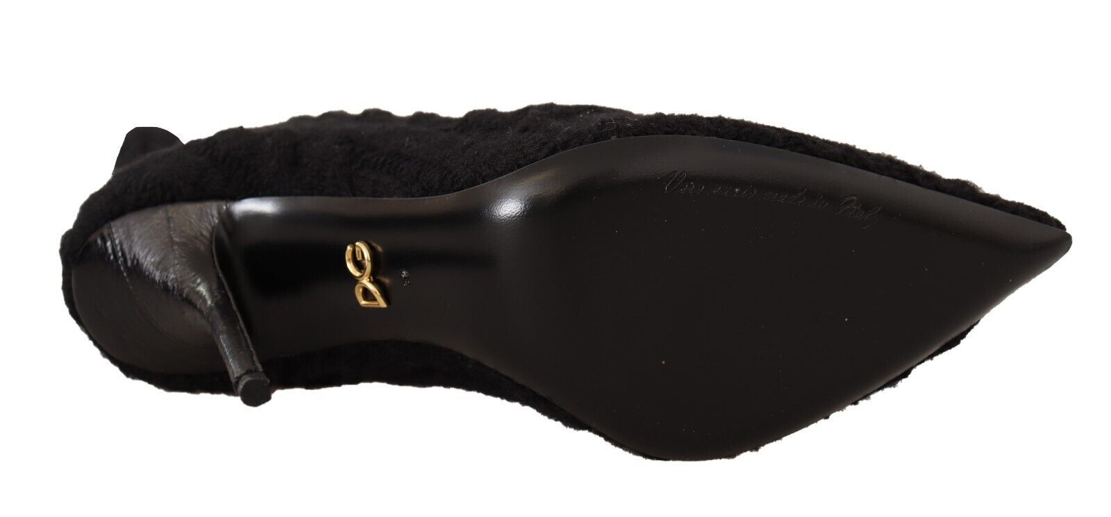 Dolce & Gabbana Schwarze Stretch-Socken Kniestrümpfe Schuhe