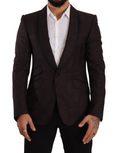 Dolce & Gabbana Lila Jacquard-Einreiher SICILIA Blazer