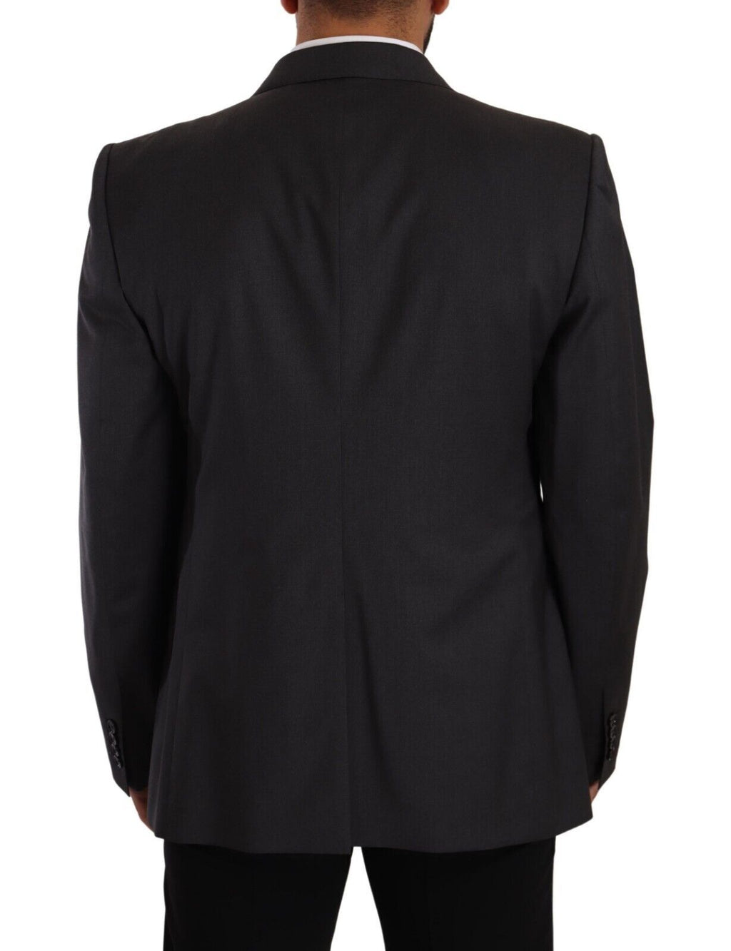 Dolce & Gabbana Grey Double-Breasted SICILIA Blazer (2-piece)