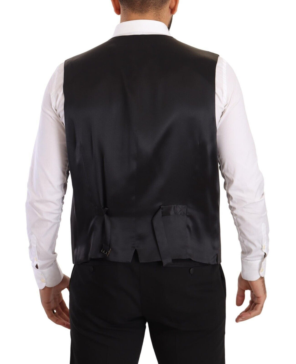 Dolce & Gabbana Grey Double-Breasted SICILIA Blazer (2-piece)