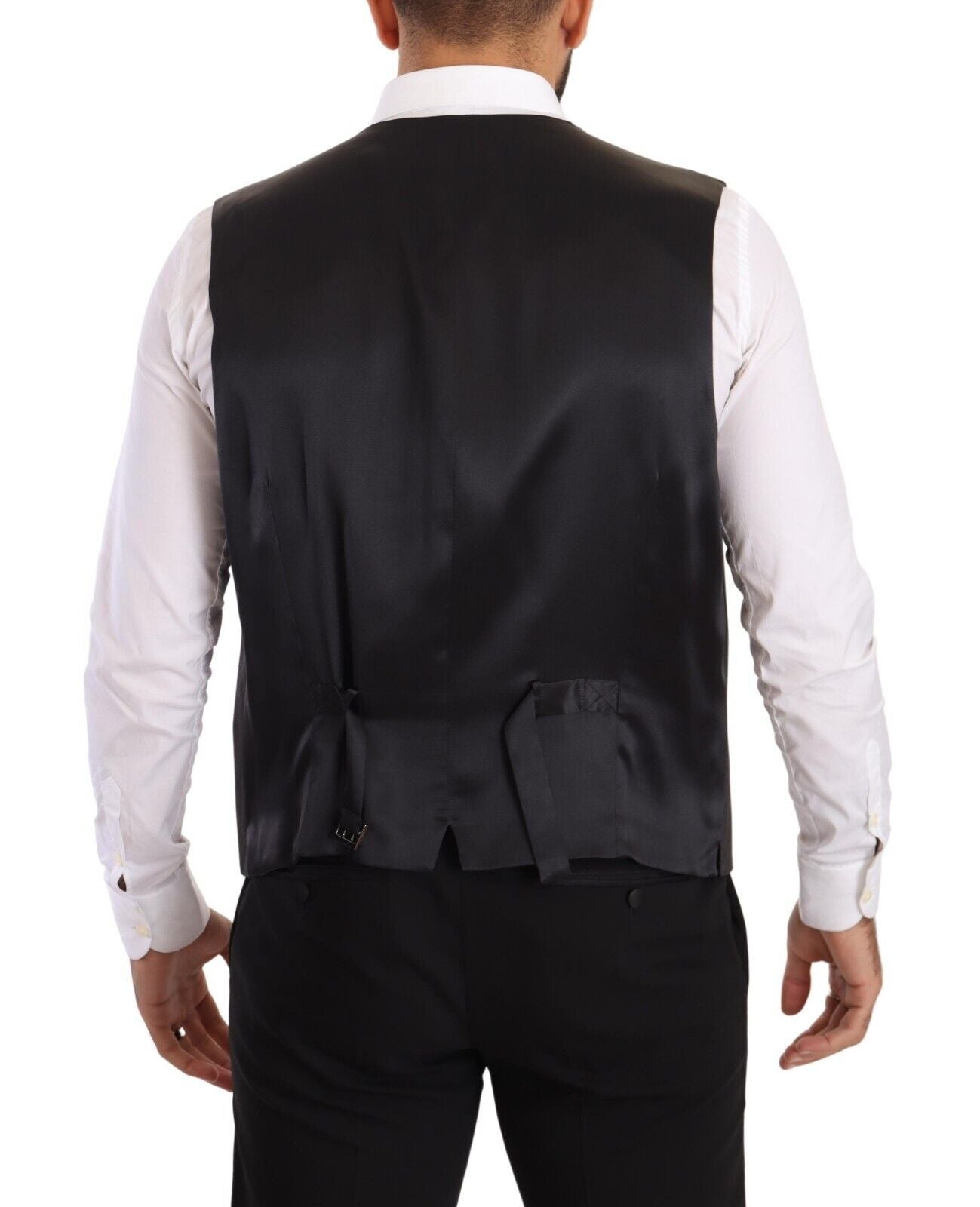 Dolce & Gabbana Grey Double-Breasted SICILIA Blazer (2-piece)