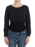 Ermanno Scervino Grey Wool Knit Sweater