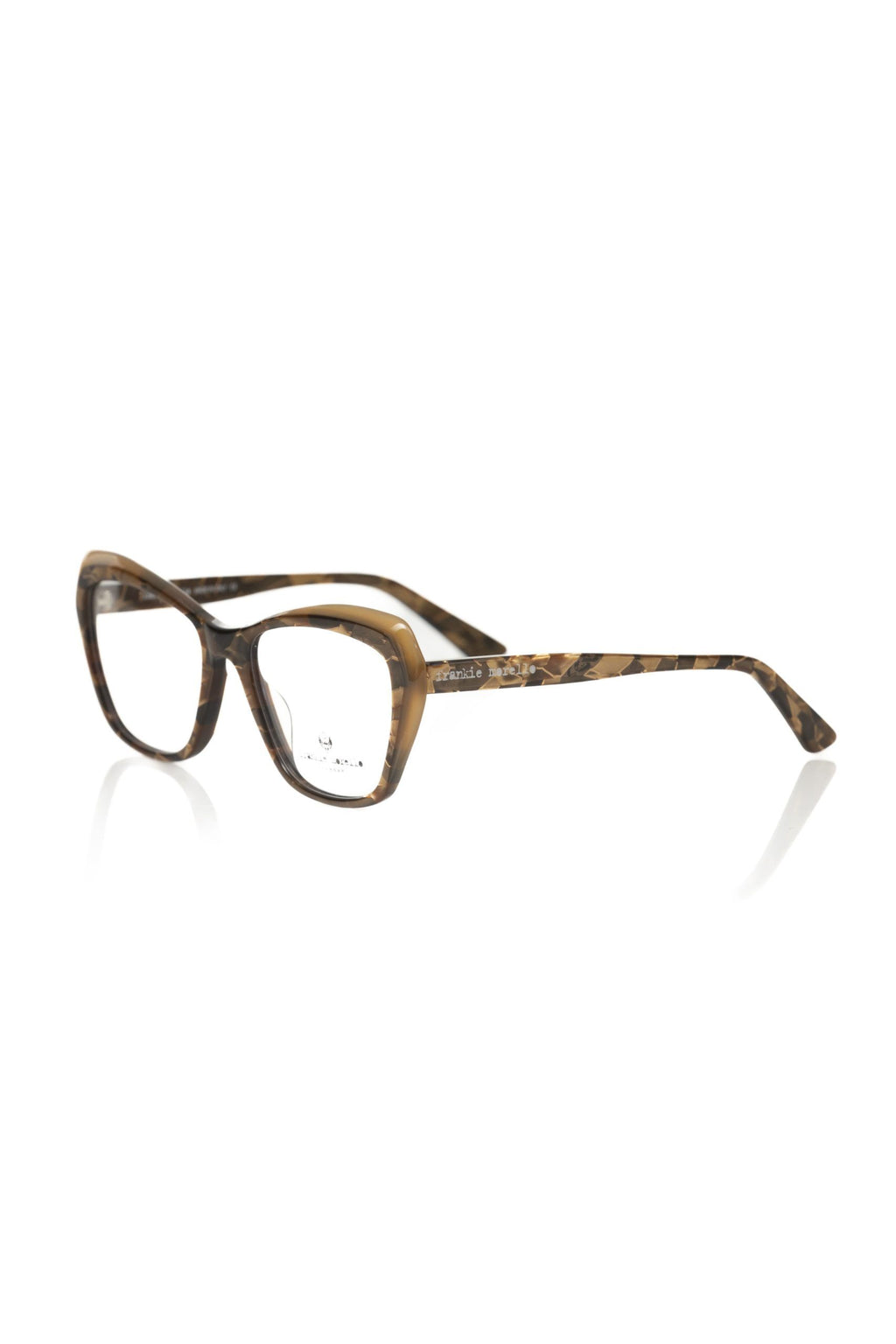 Frankie Morello Women's Beige Acetate Eyeglass Frames