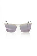 Frankie Morello Women's Silver Metallic Sunglasses