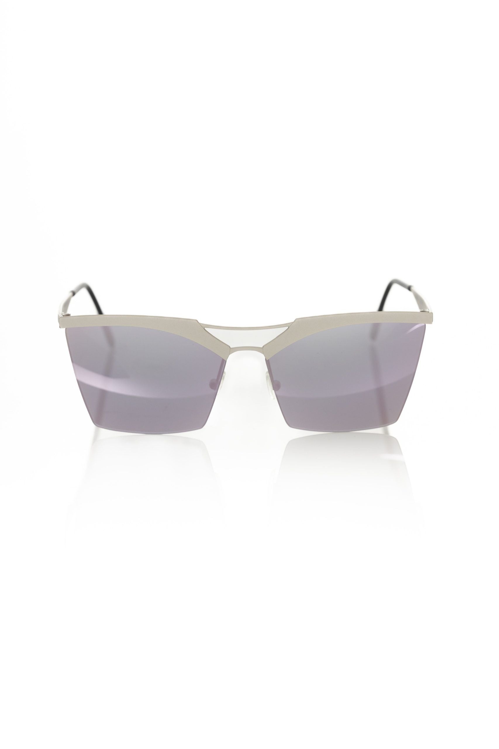 Frankie Morello Women's Silver Metallic Sunglasses