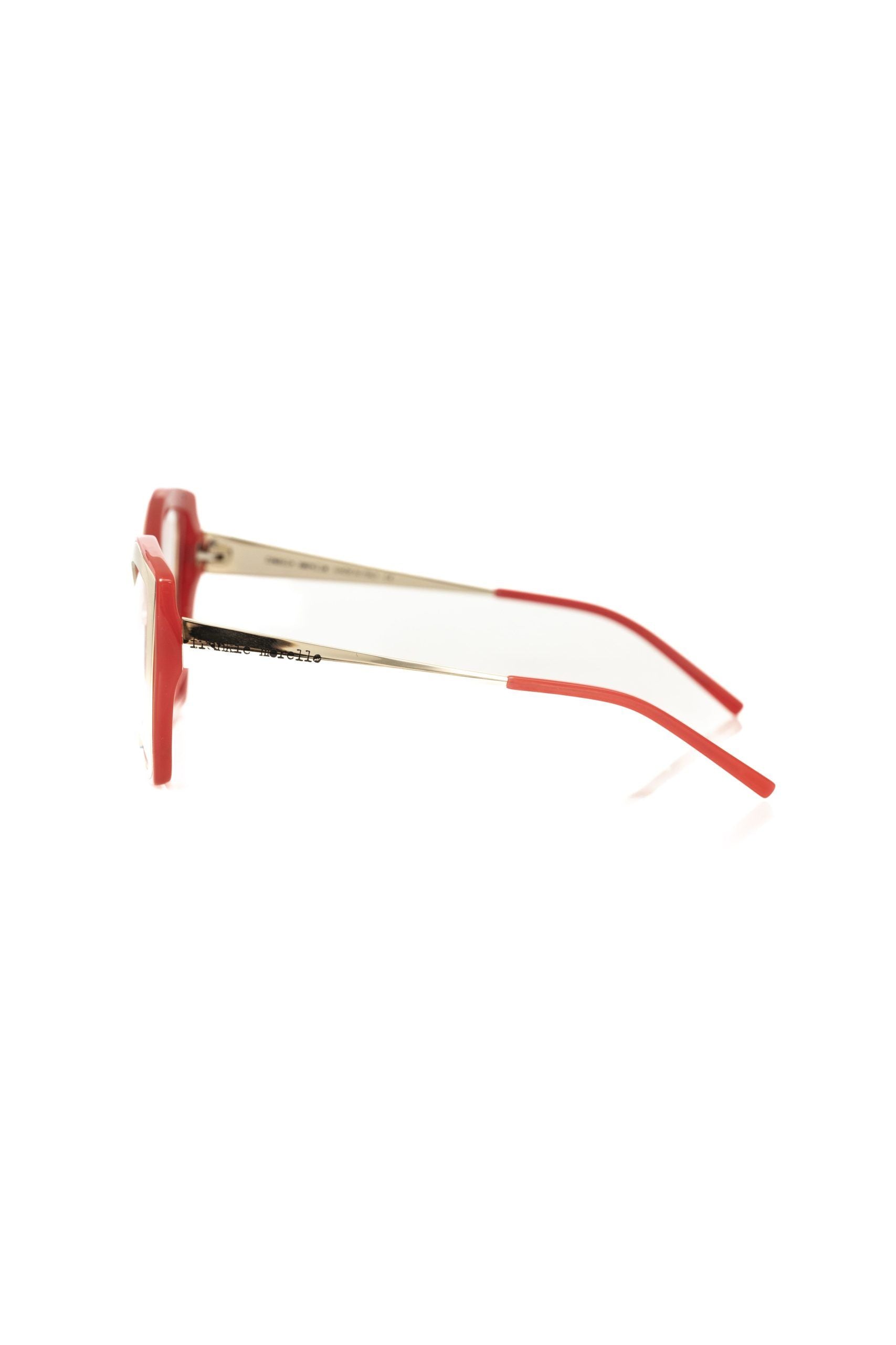 Frankie Morello Rote Damenbrille aus Acetat