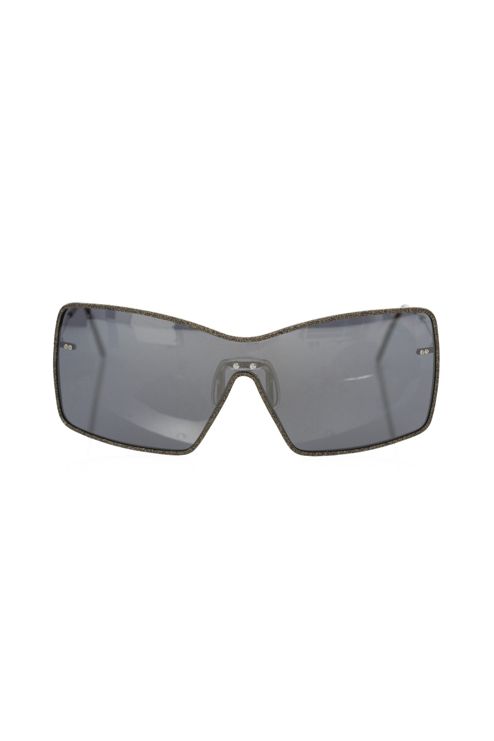 Frankie Morello Women's Sunglasses, Black Metallic