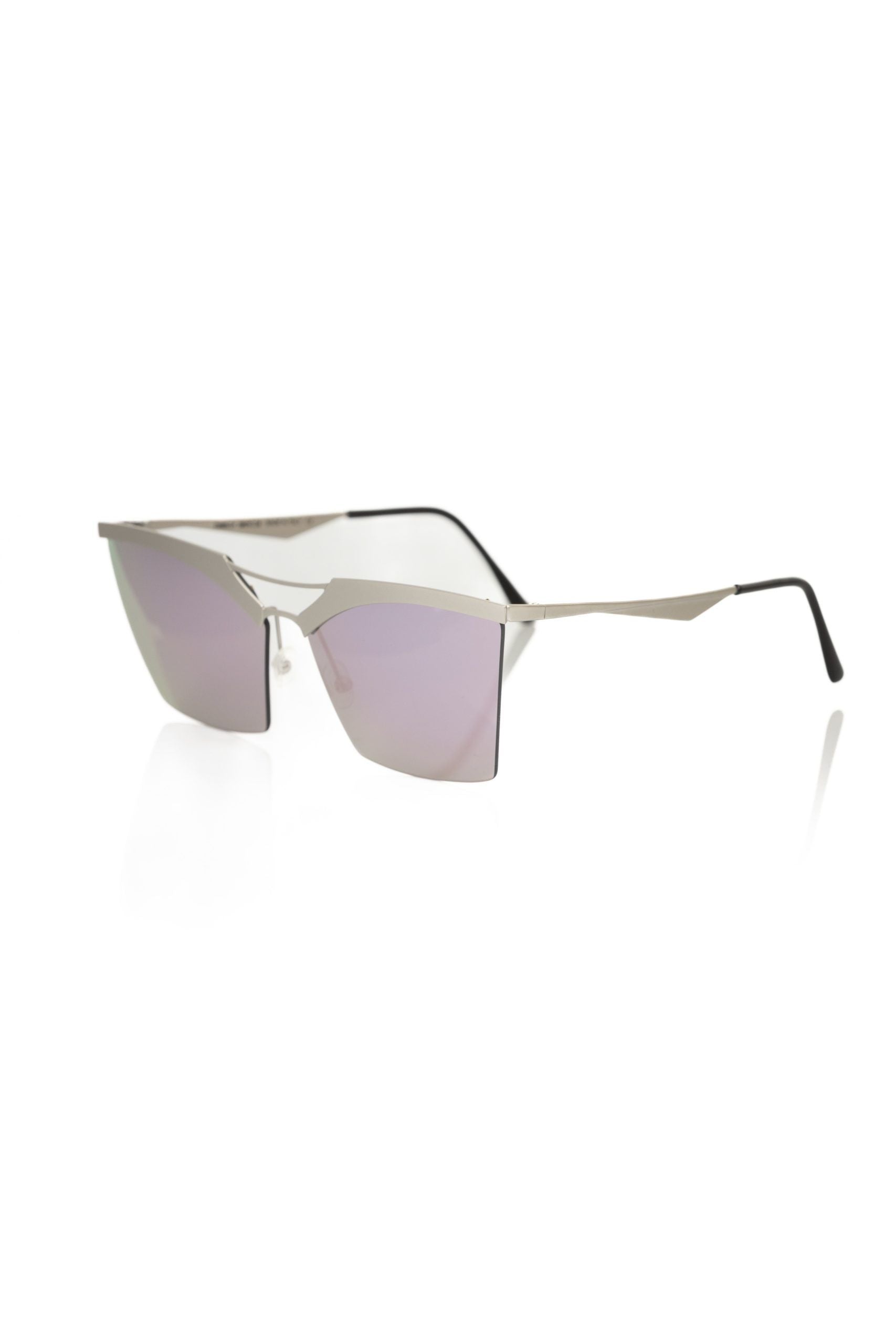 Frankie Morello Women's Silver Metallic Sunglasses