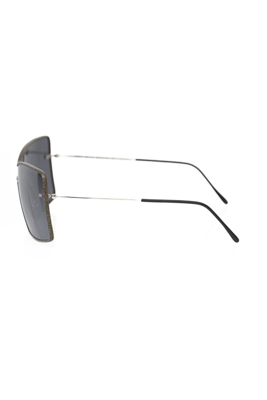 Frankie Morello Women's Sunglasses, Black Metallic