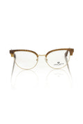 Frankie Morello Brown Metallic Fiber Women's Glasses