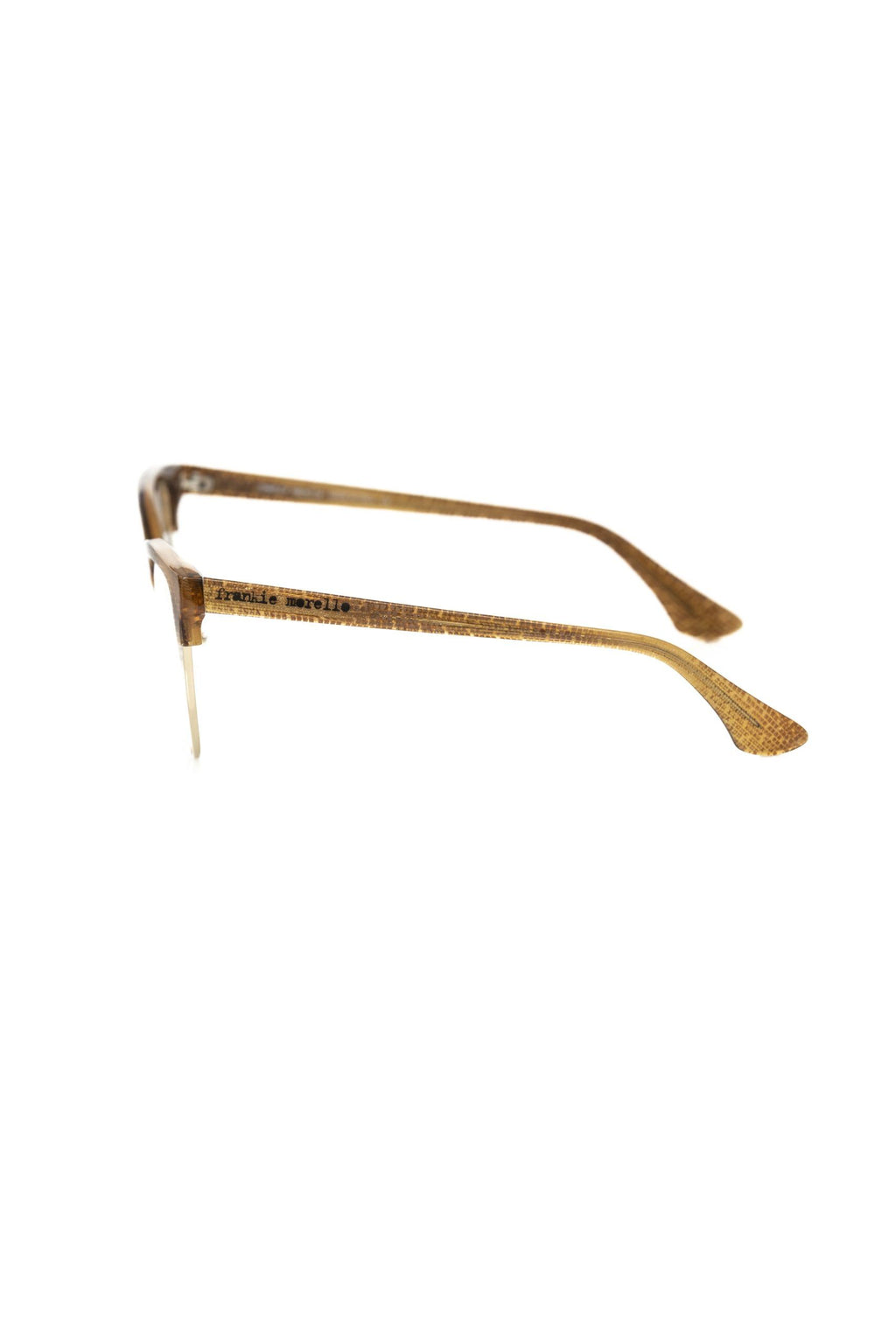 Frankie Morello Brown Metallic Fiber Women's Glasses