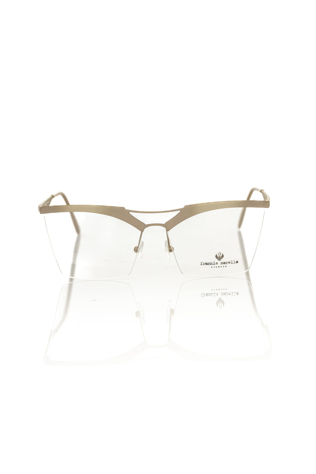 Frankie Morello Brown Metallic Women's Glasses Frame