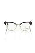 Frankie Morello Damenbrille in Burgunderrot mit Metallic-Effekt