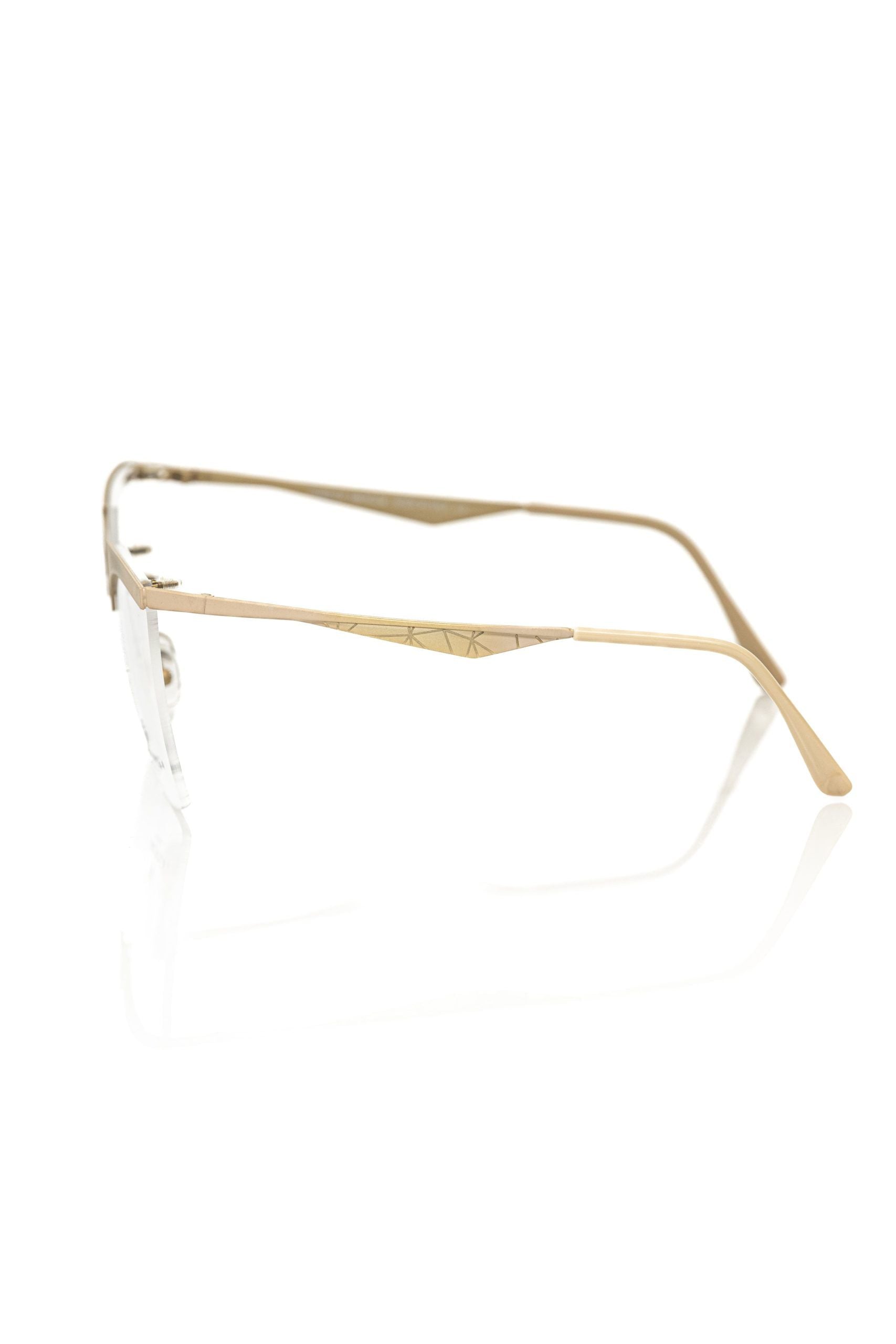 Frankie Morello Brown Metallic Women's Glasses Frame