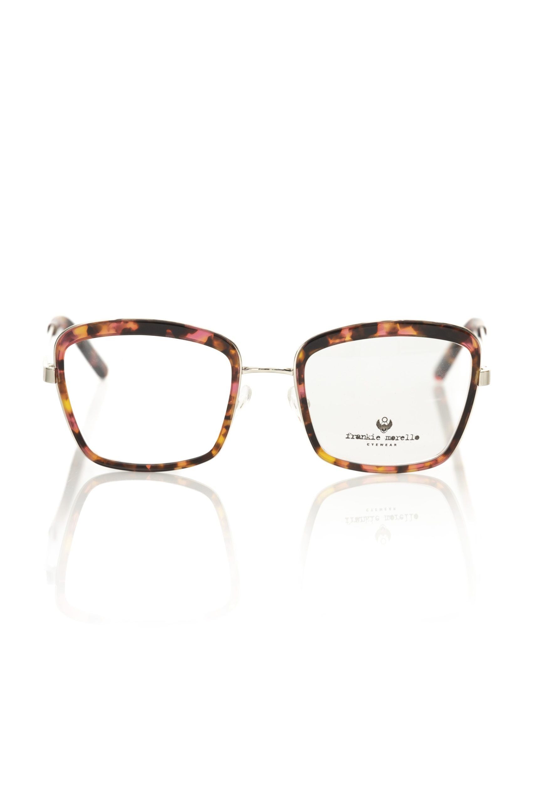 Frankie Morello Red Metallic Women's Glasses