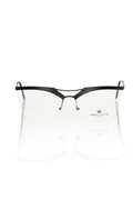 Frankie Morello women's metallic-look glasses in black