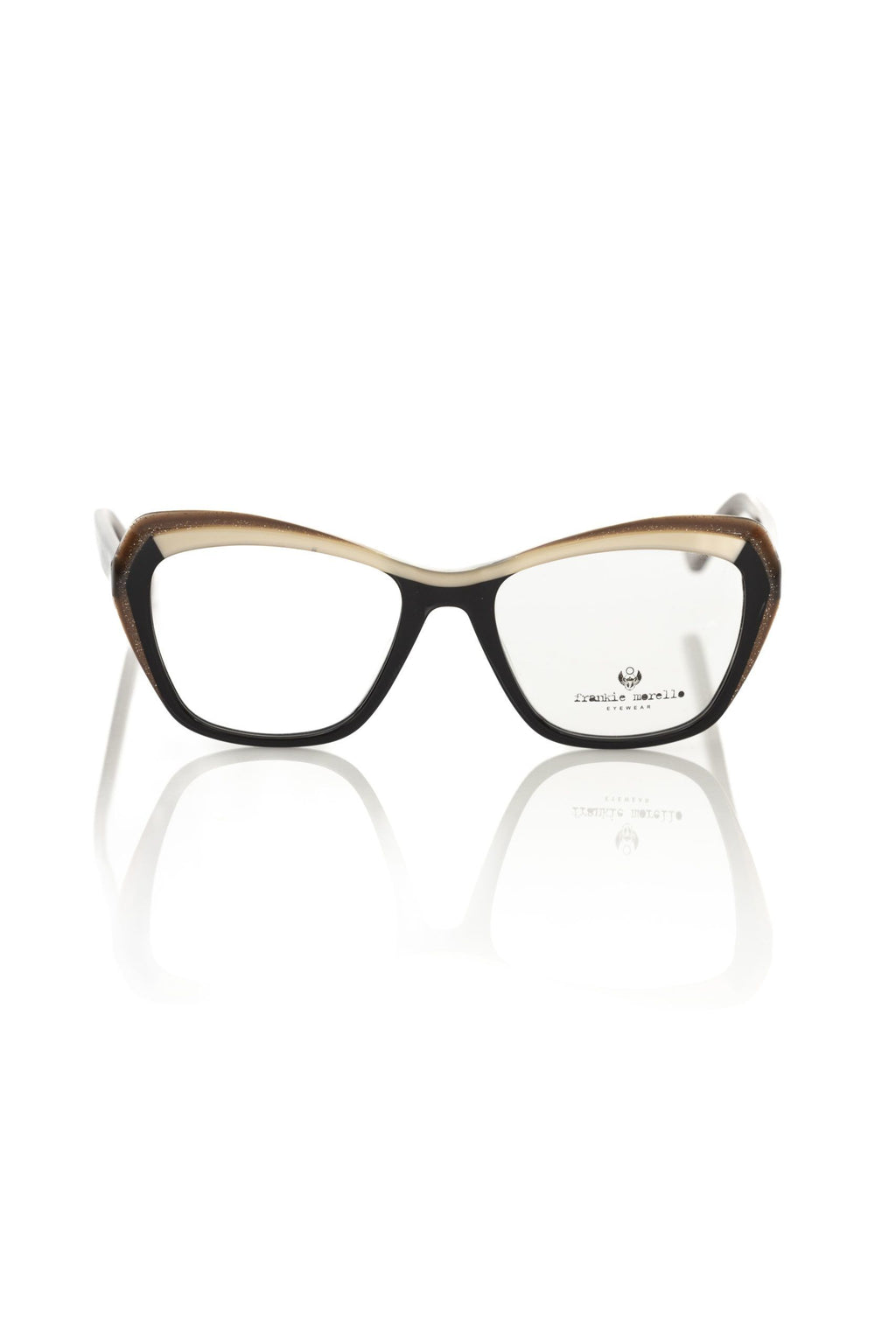 Frankie Morello Women's Black Acetate Spectacle Frame