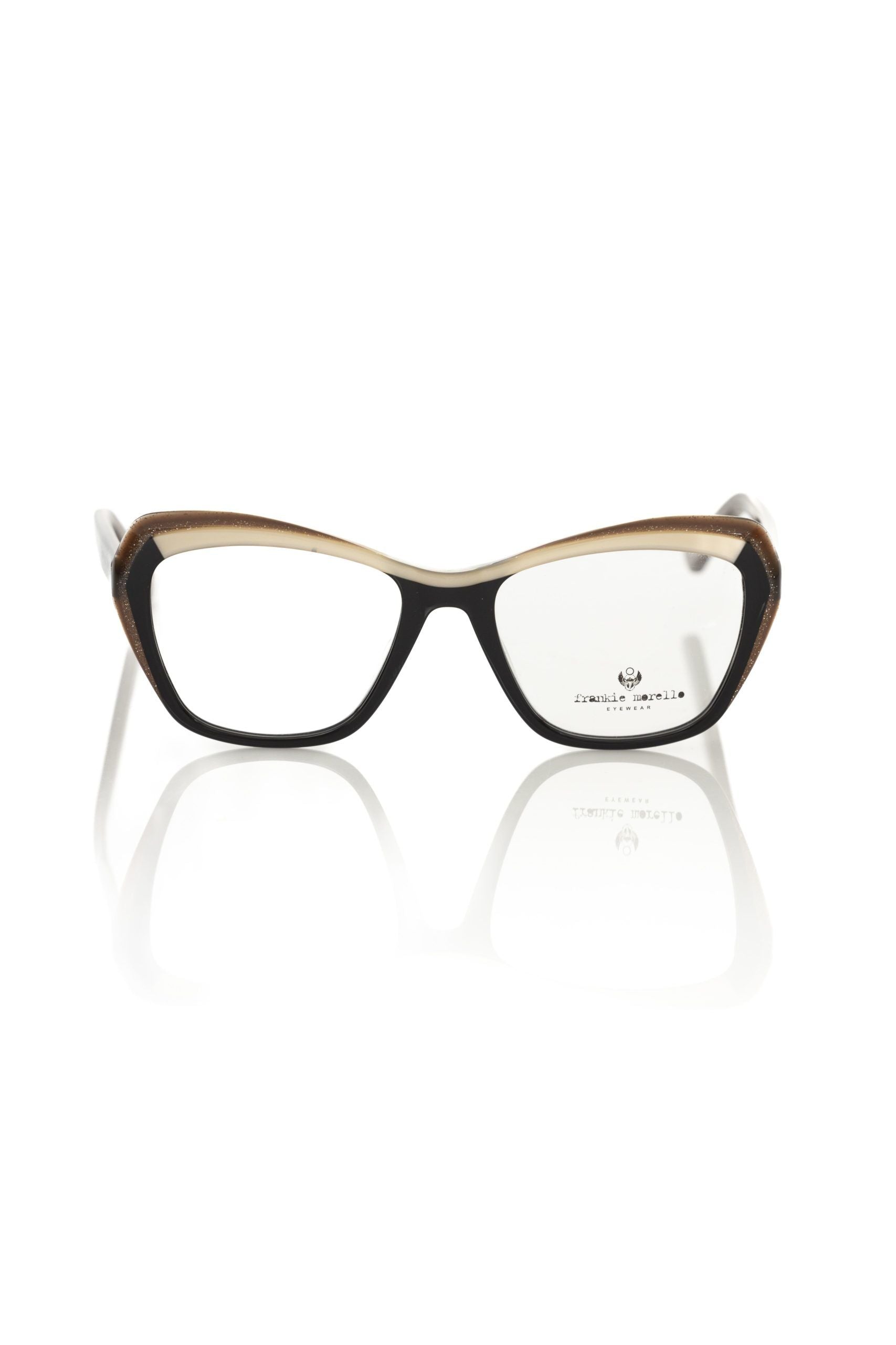 Frankie Morello Women's Black Acetate Spectacle Frame