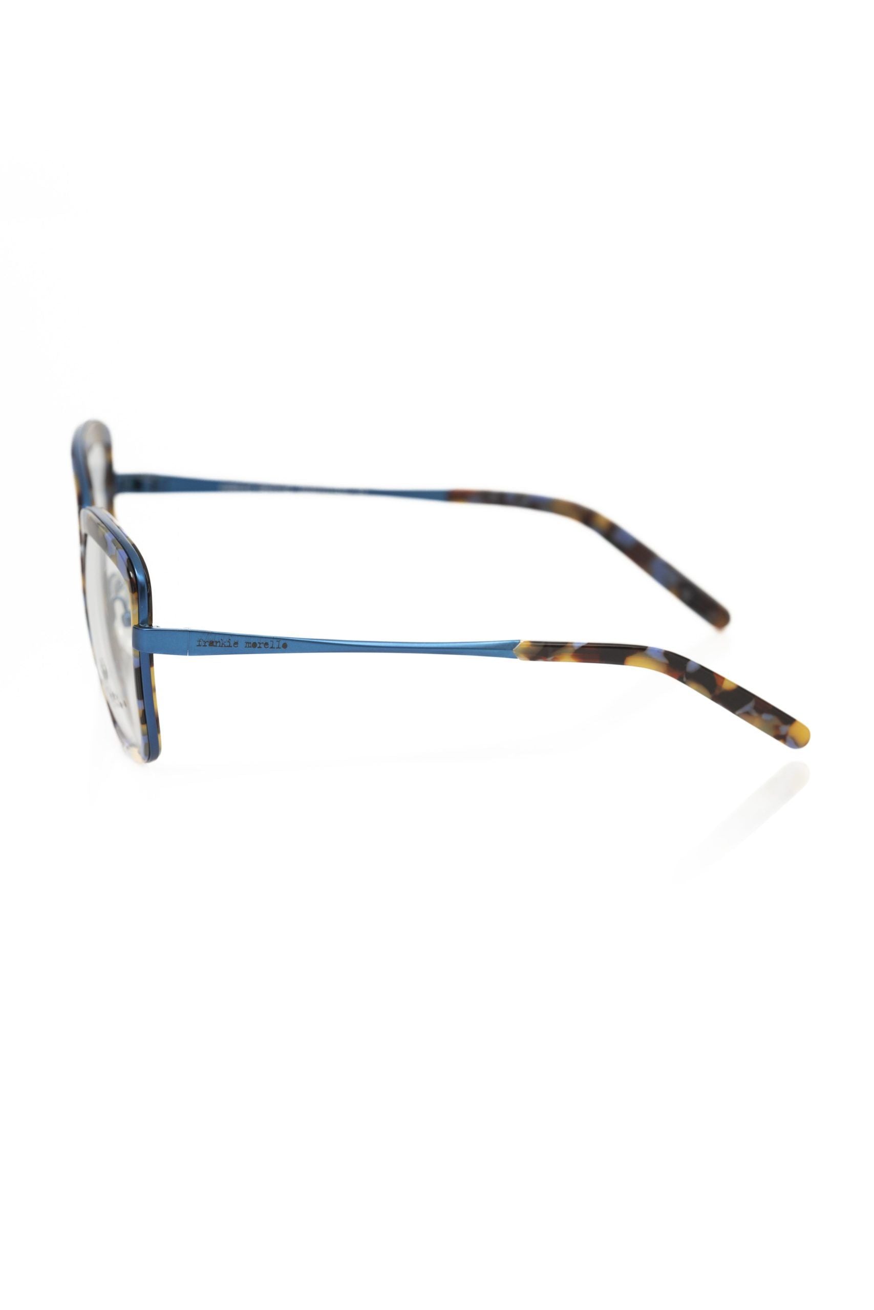 Frankie Morello Women's Glasses with Blue Metallic Frame