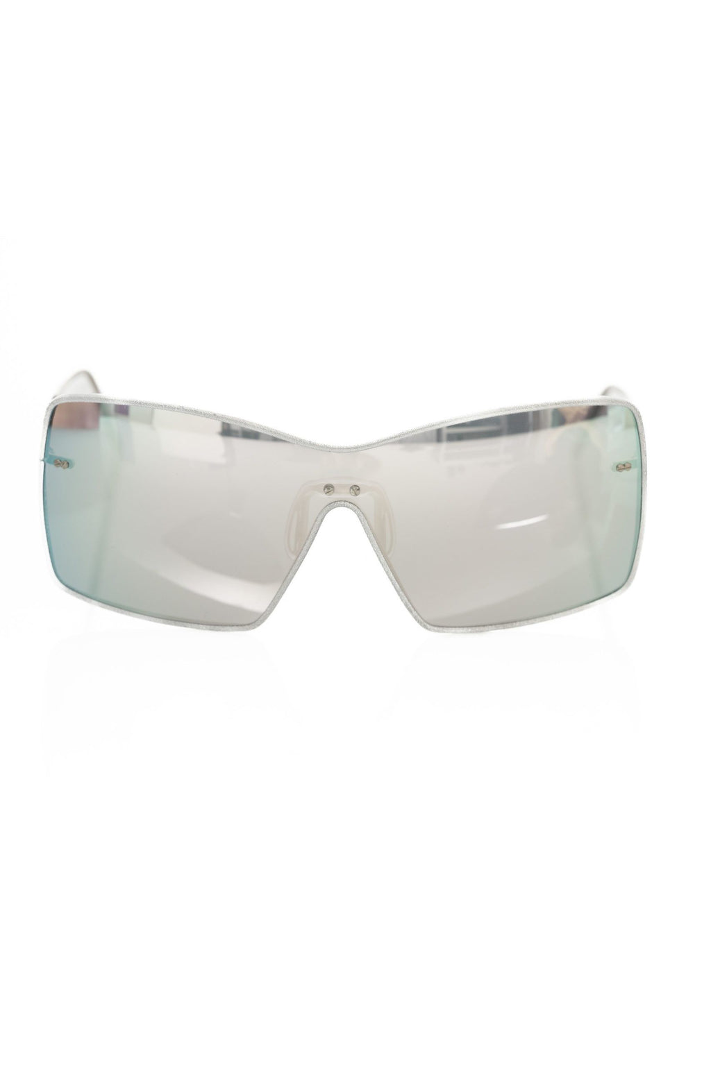 Frankie Morello Women's Silver Metal Fiber Sunglasses