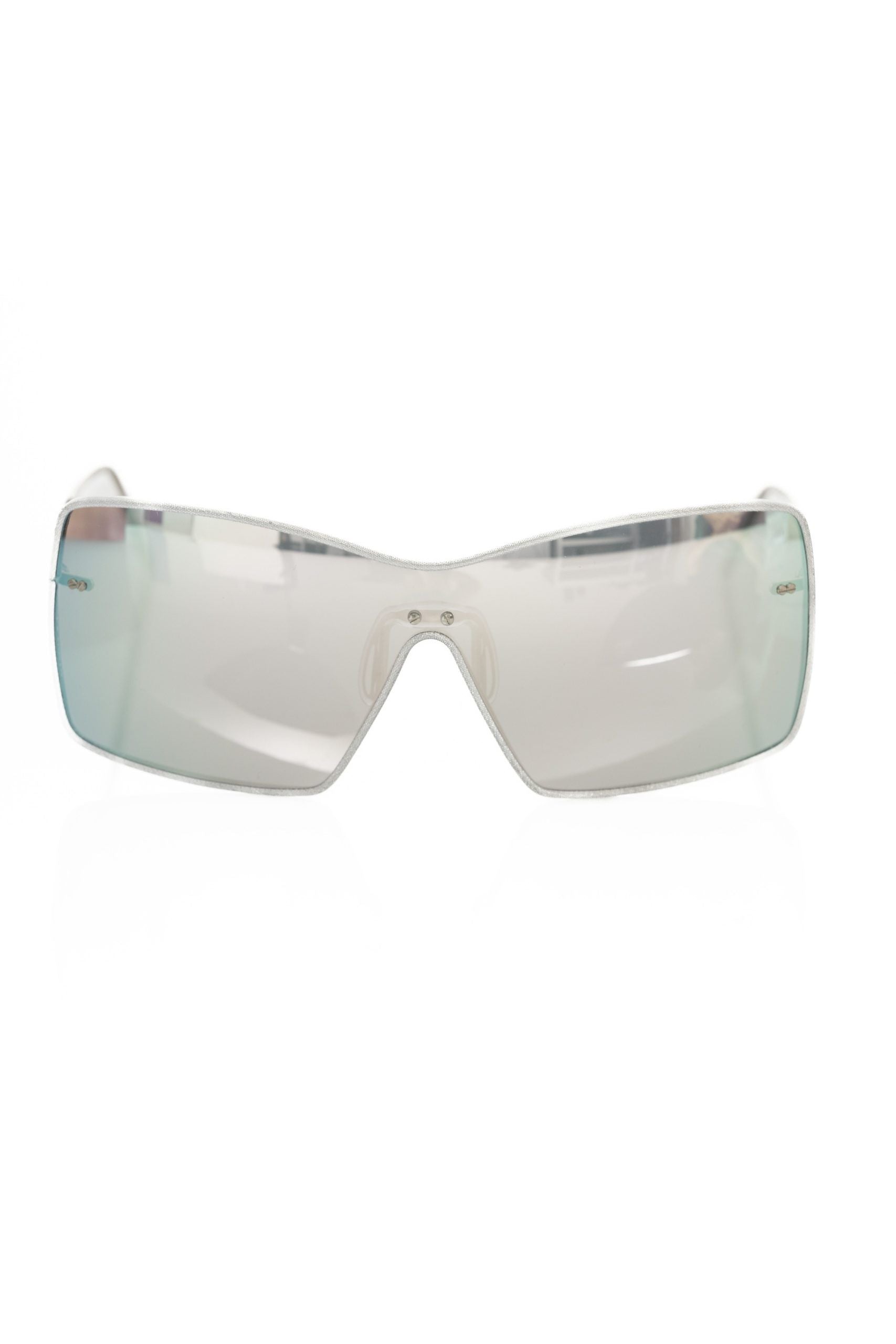 Frankie Morello Women's Silver Metal Fiber Sunglasses