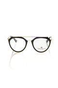 Frankie Morello Chic Pilot-Style Glasses with Gold Accents