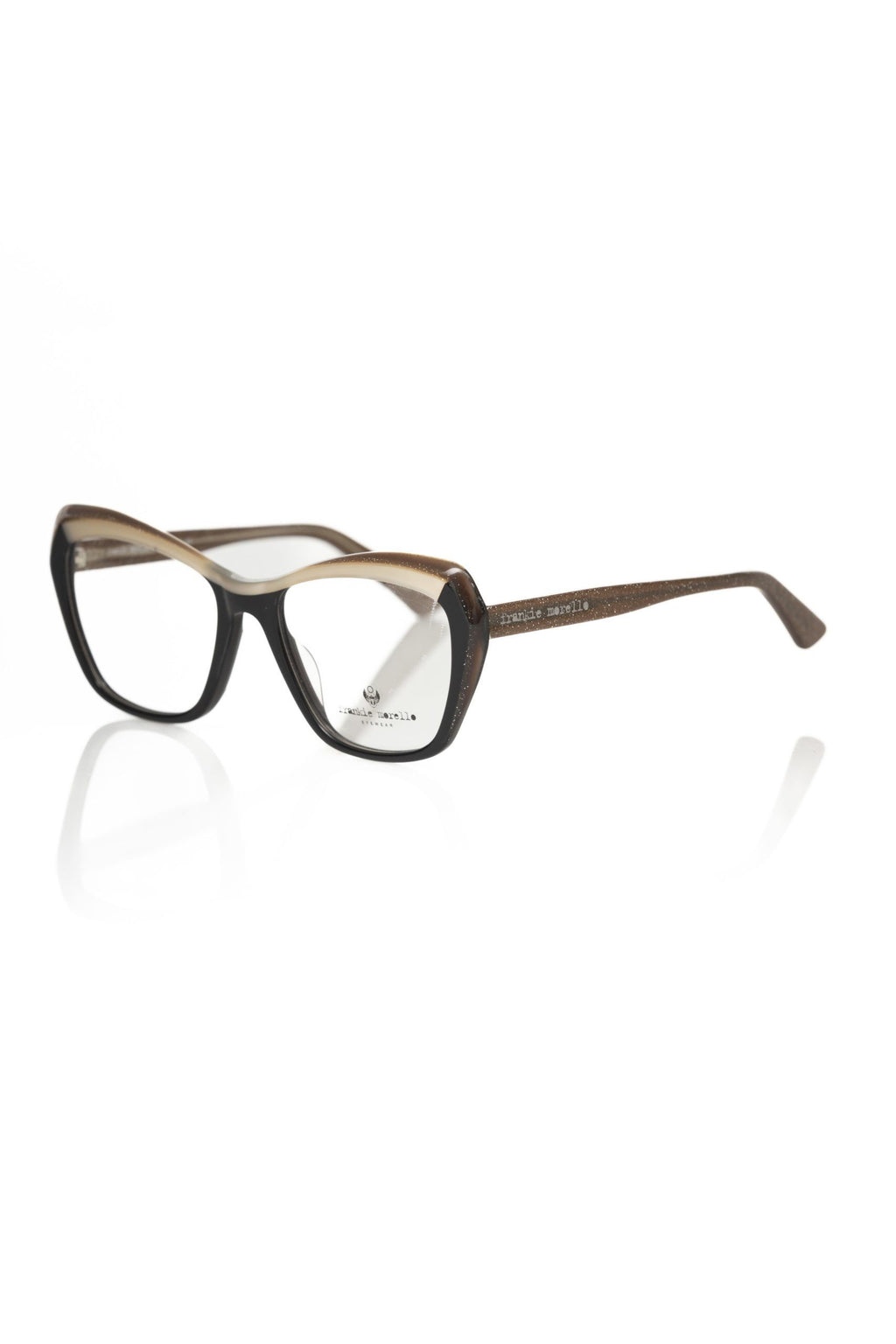 Frankie Morello Women's Black Acetate Spectacle Frame