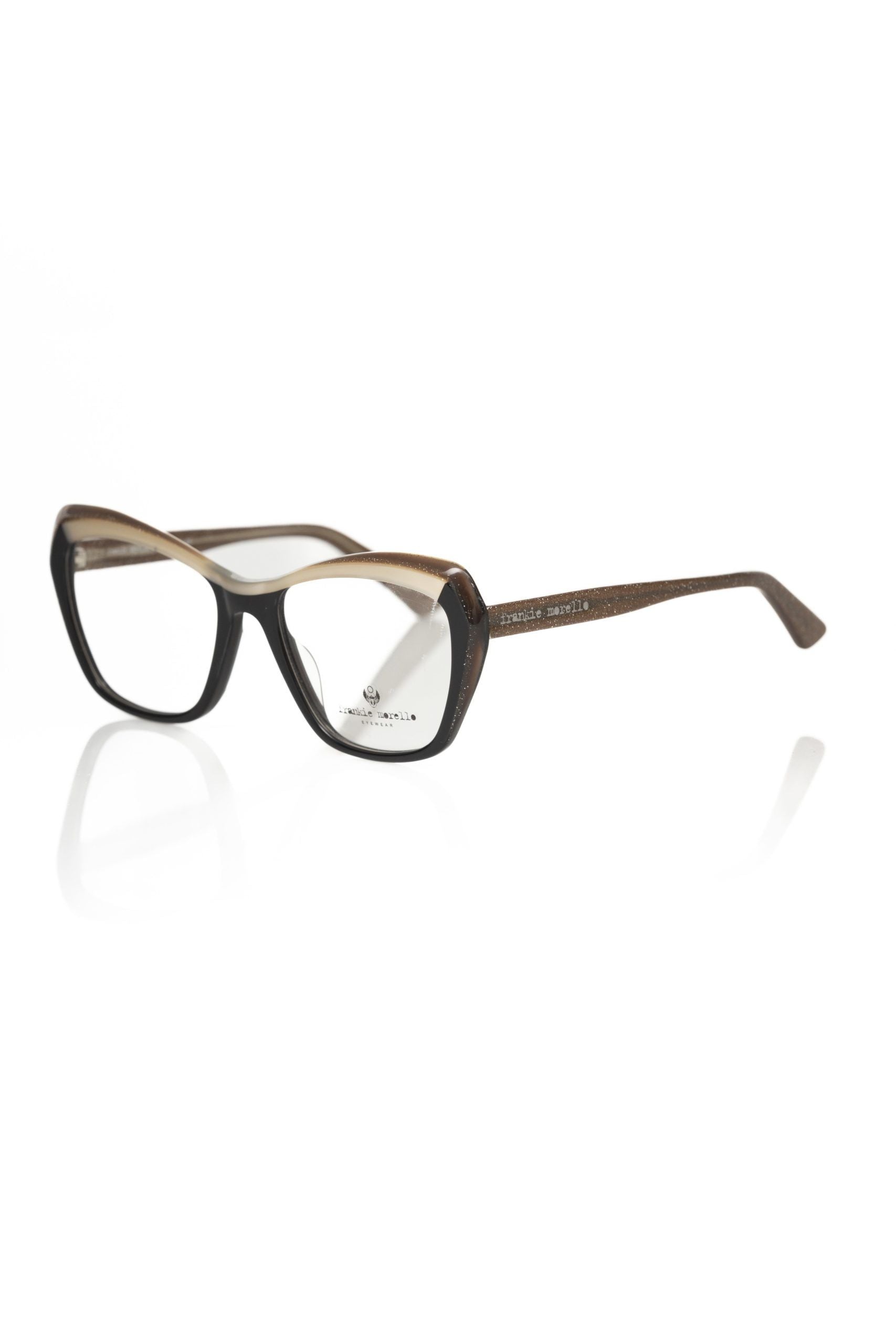 Frankie Morello Women's Black Acetate Spectacle Frame