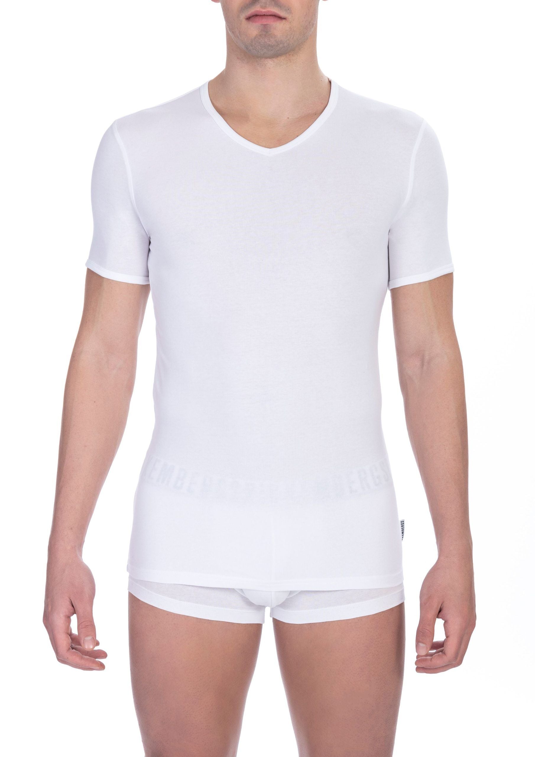 Bikkembergs Men's White Cotton T-Shirt