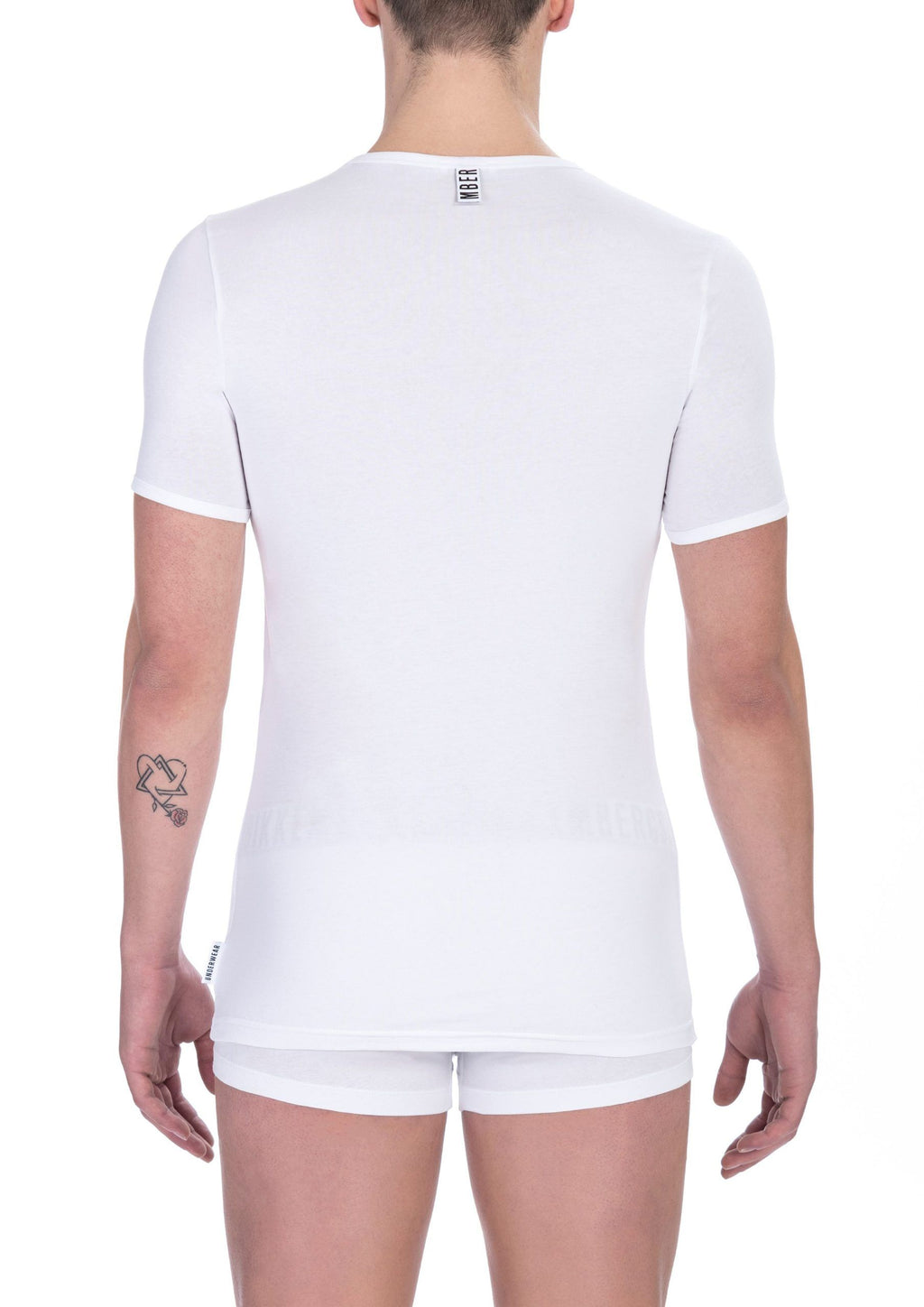 Bikkembergs Men's White Cotton T-Shirt