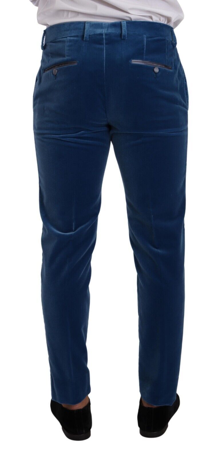 Dolce & Gabbana Blue SICILIA Velvet Slim Fit 2 Piece Suit