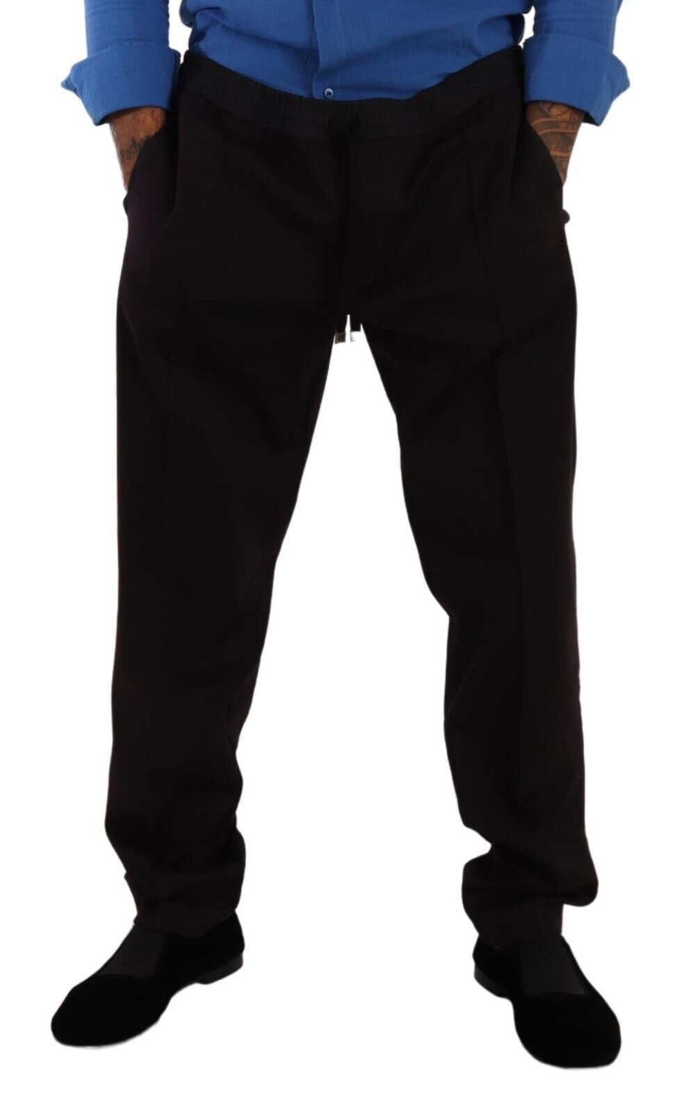 Dolce & Gabbana Bordeaux Cotton Men's Skinny Trousers