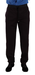 Dolce & Gabbana Bordeaux Cotton Men's Skinny Trousers