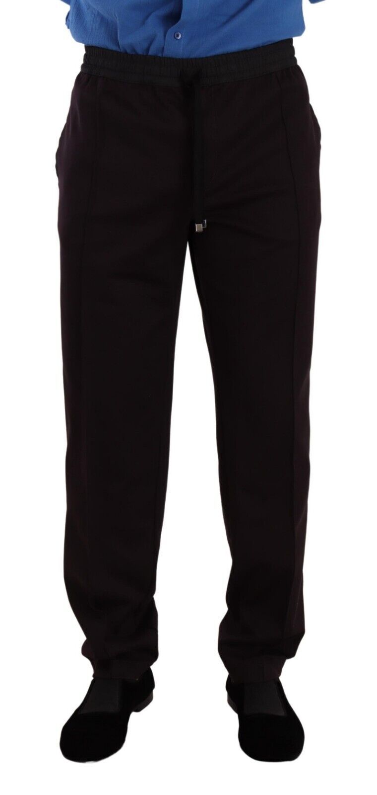 Dolce & Gabbana Bordeaux Cotton Men's Skinny Trousers
