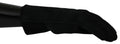 Dolce & Gabbana Black Leather Motorcycle Biker Gauntlet Gloves