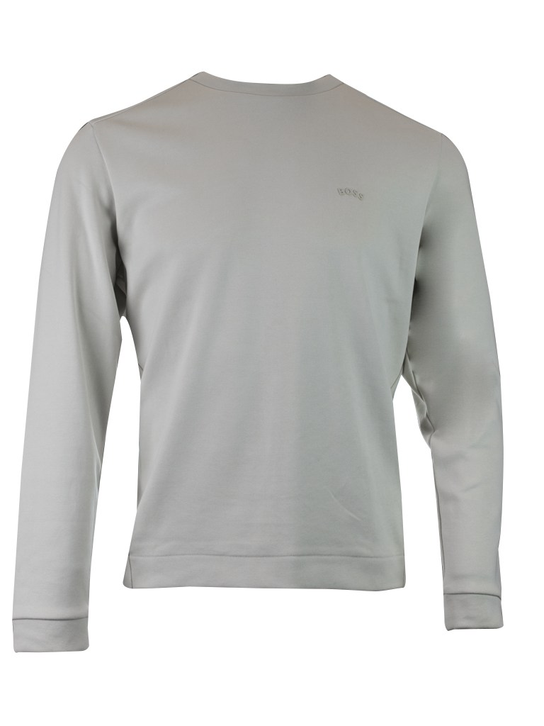 Hugo Boss Elegant beige cotton sweatshirt
